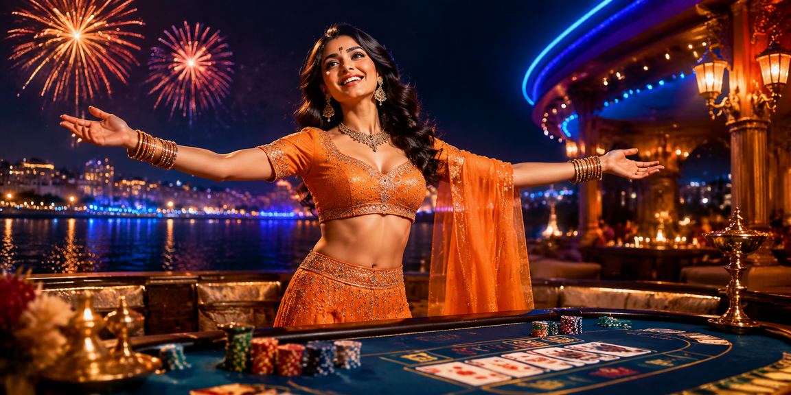 Colorful slot machine reels spinning with winnings in sight