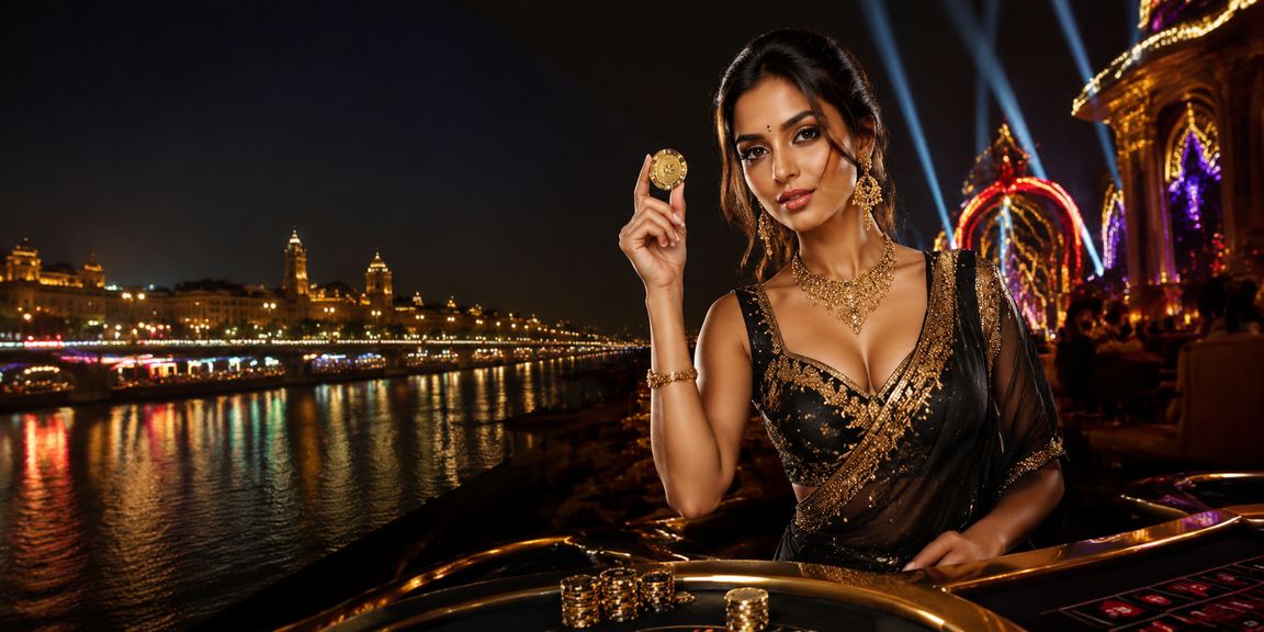 Professional live casino dealer entertaining players online
